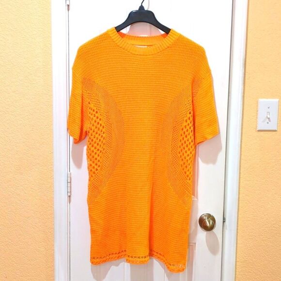 H&M crochet mini cotton dress Size L - Picture 1 of 12